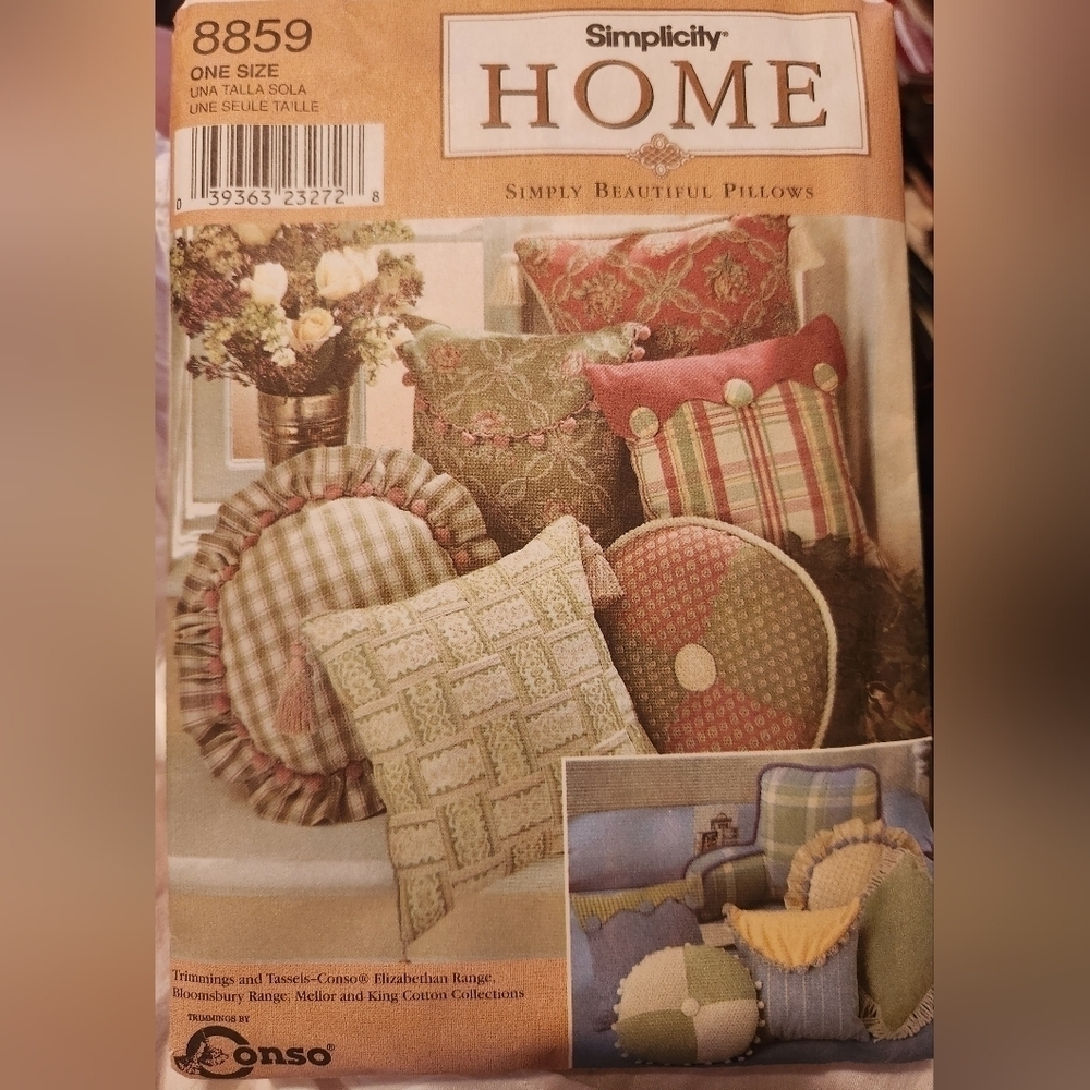 Simplicity Home Pattern 8859 uncut